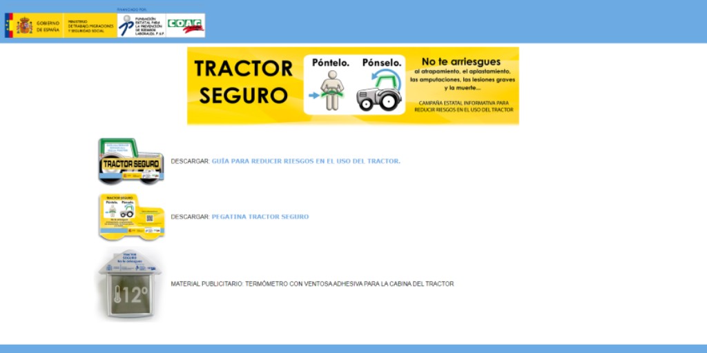 Tractor seguro. Guía para reducir riesgos en el uso del tractor