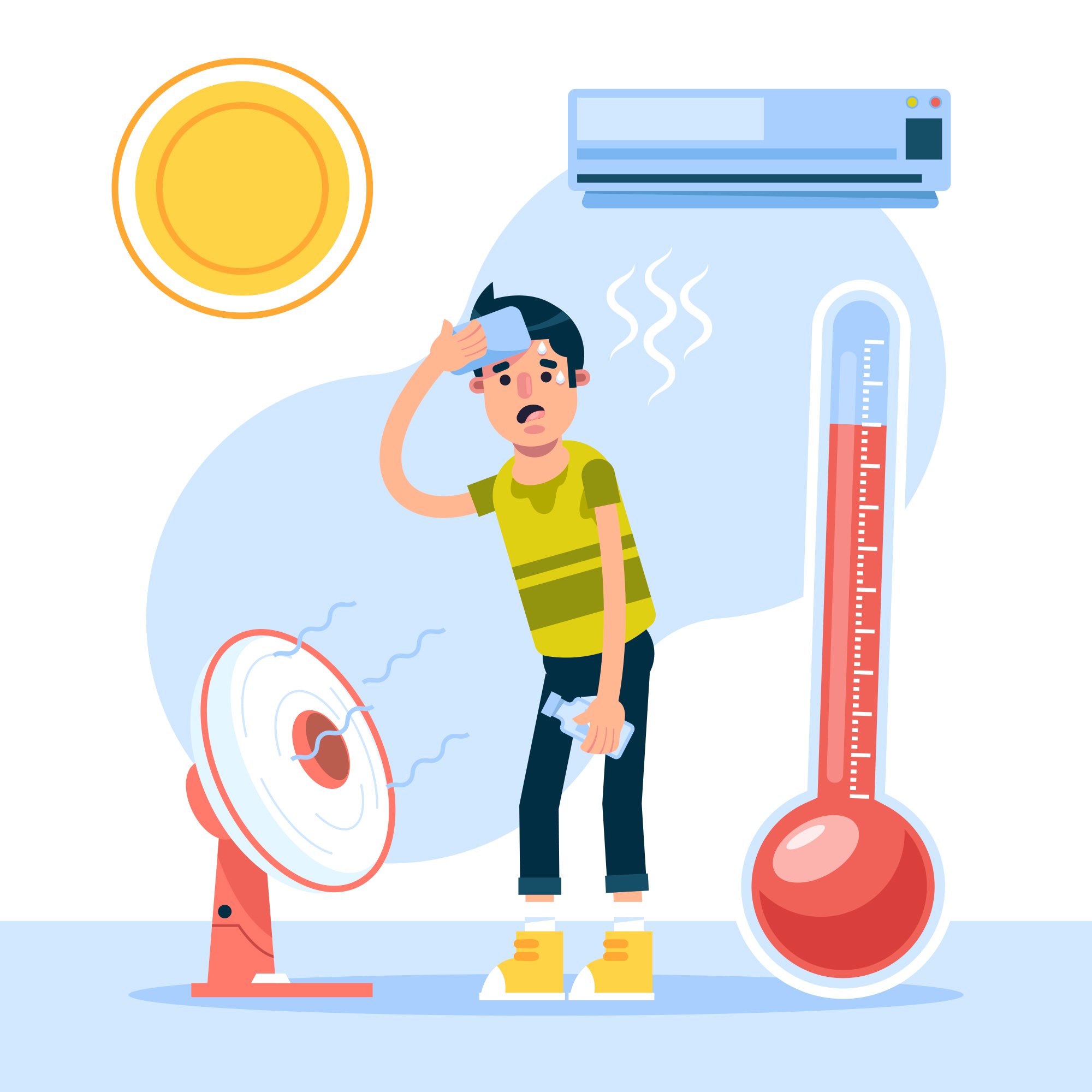 Trabajar en épocas de altas temperaturas: consejos de prevención y salud