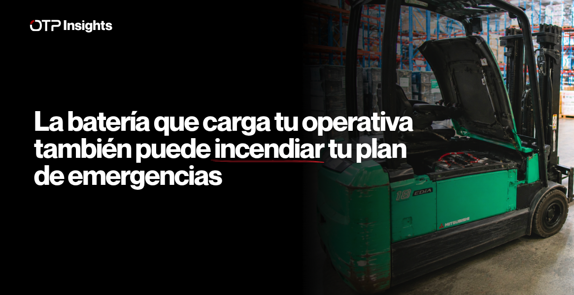 La batería que carga tu operativa también puede incendiar tu plan de emergencias